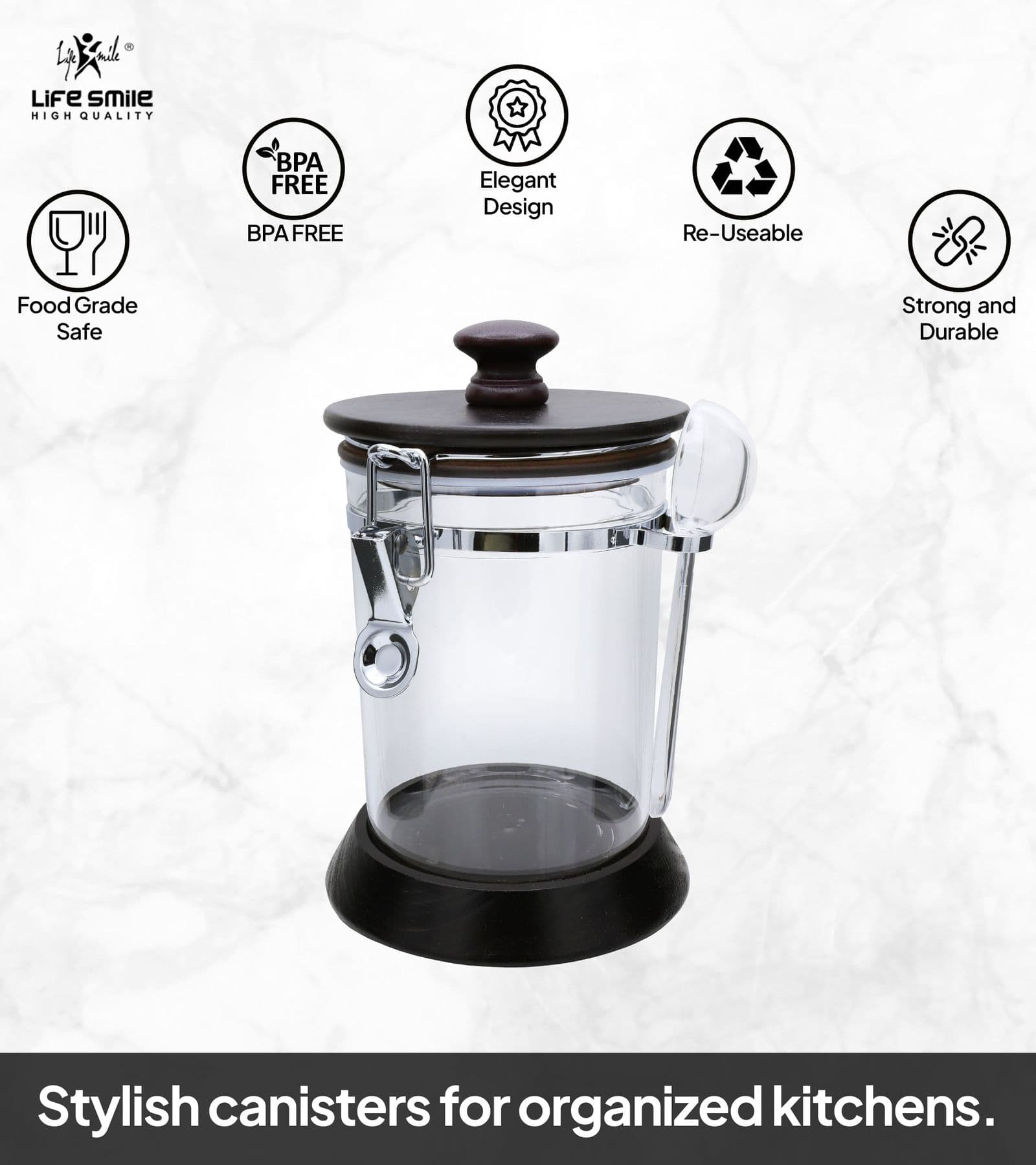 Lifesmile | Best Acrylic Canister Set | Best Canister Set |  | UAE | Dubai | Abu Dhabi