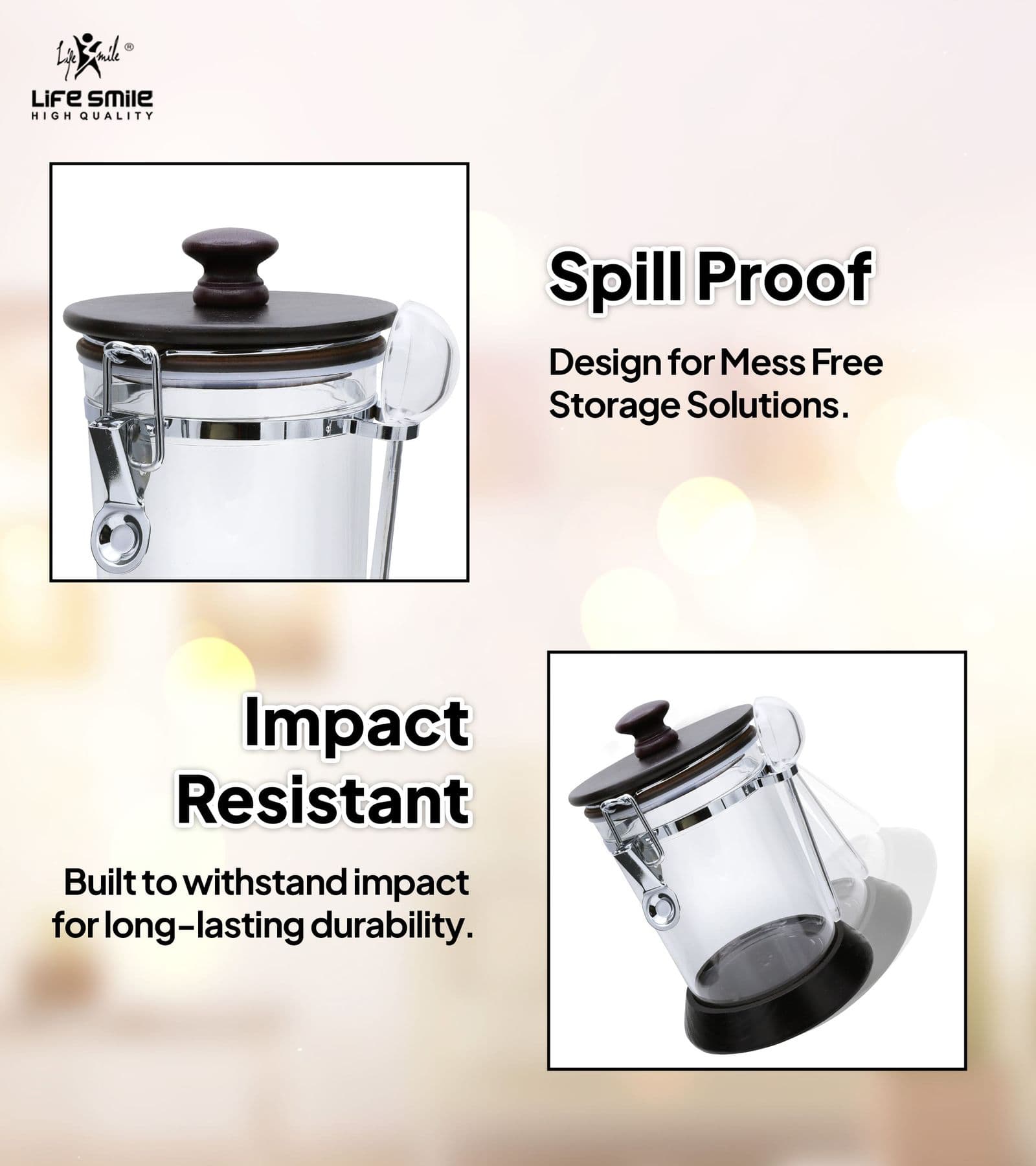 Lifesmile | Best Acrylic Canister Set | Best Canister Set |  | UAE | Dubai | Abu Dhabi