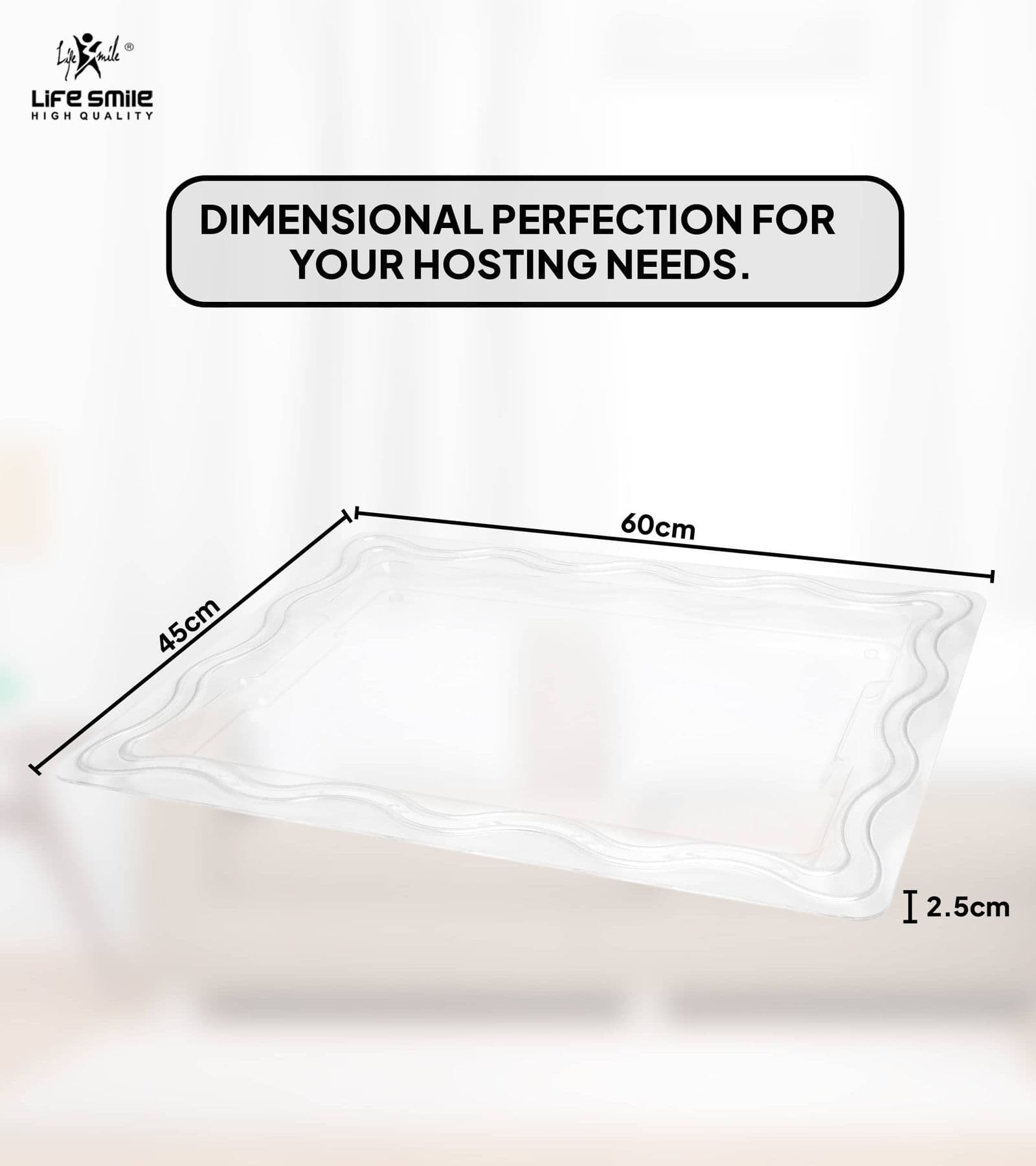 Lifesmile | Best Acrylic Serving Tray | Best Serving Dish |  | UAE | Dubai | Abu Dhabi