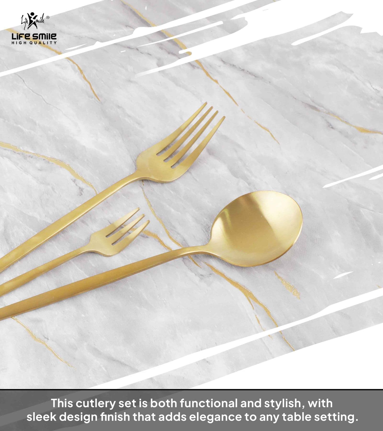 Lifesmile | Best 24 Pcs Cutlery Set | Best Cutlery Sets |  | UAE | Dubai | Abu Dhabi