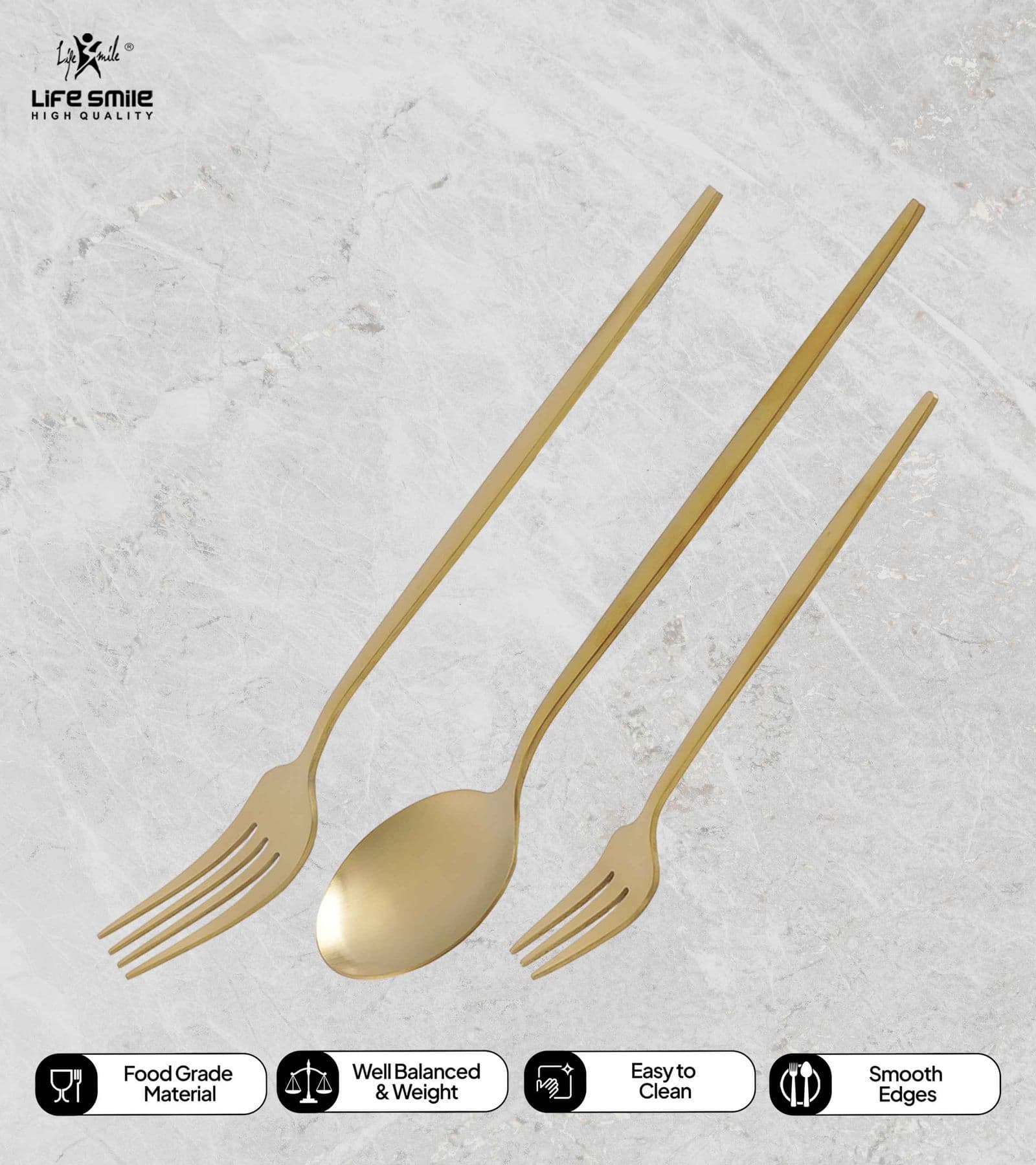 Lifesmile | Best 24 Pcs Cutlery Set | Best Cutlery Sets |  | UAE | Dubai | Abu Dhabi
