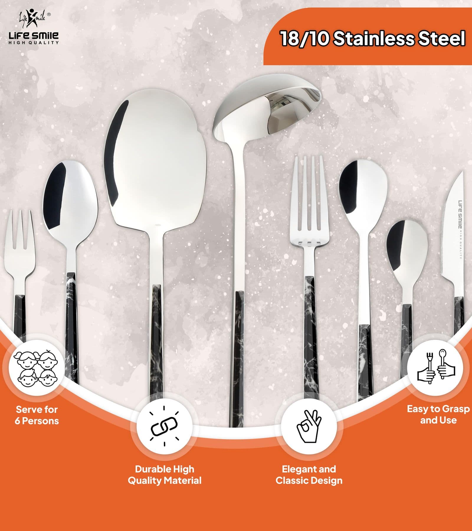 Lifesmile | Best 38 Pcs Cutlery Set | Best Cutlery Sets |  | UAE | Dubai | Abu Dhabi