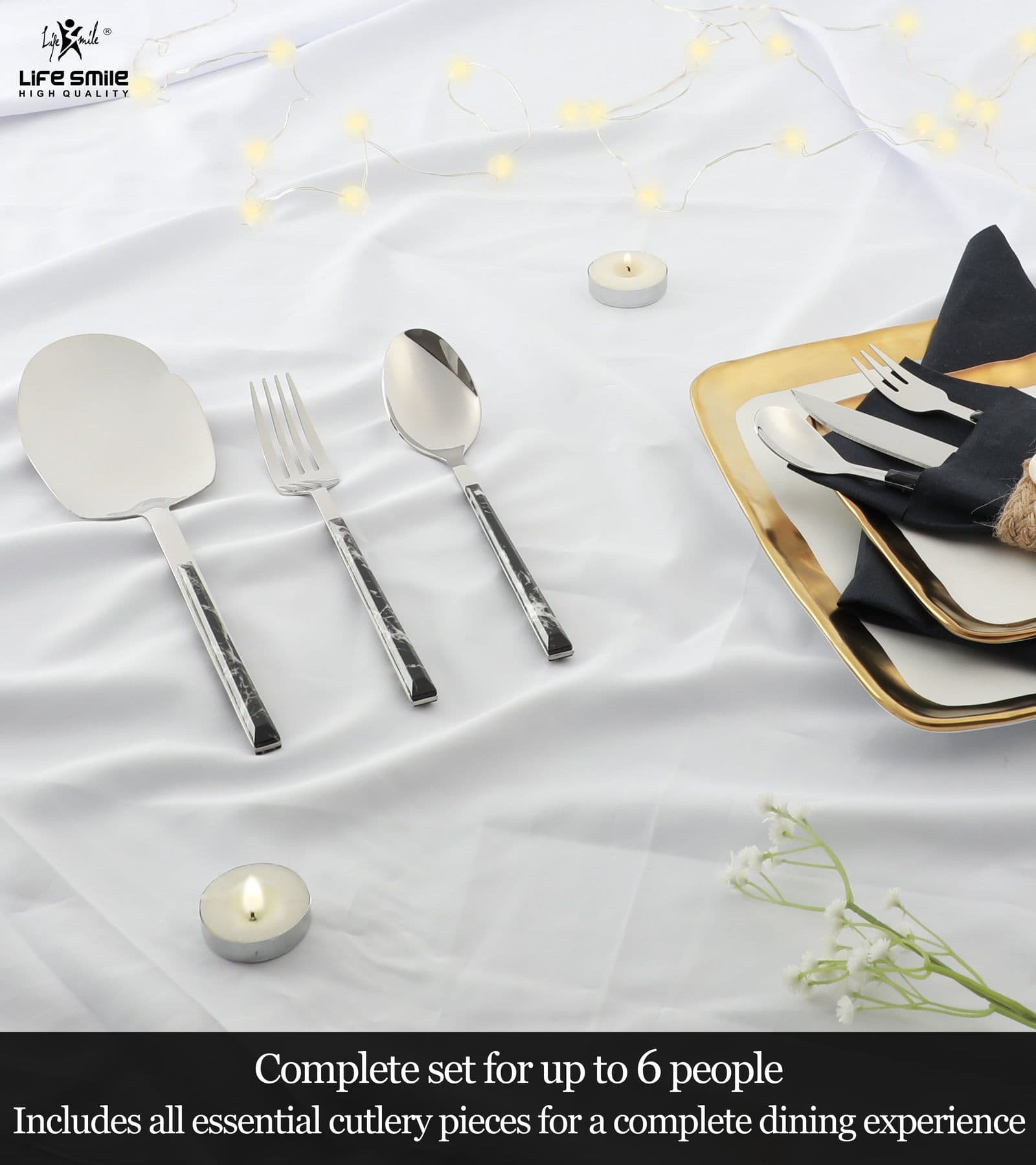 Lifesmile | Best 38 Pcs Cutlery Set | Best Cutlery Sets |  | UAE | Dubai | Abu Dhabi