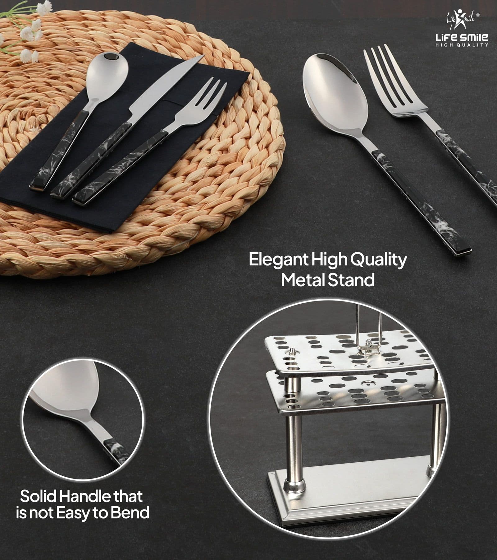 Lifesmile | Best 38 Pcs Cutlery Set | Best Cutlery Sets |  | UAE | Dubai | Abu Dhabi