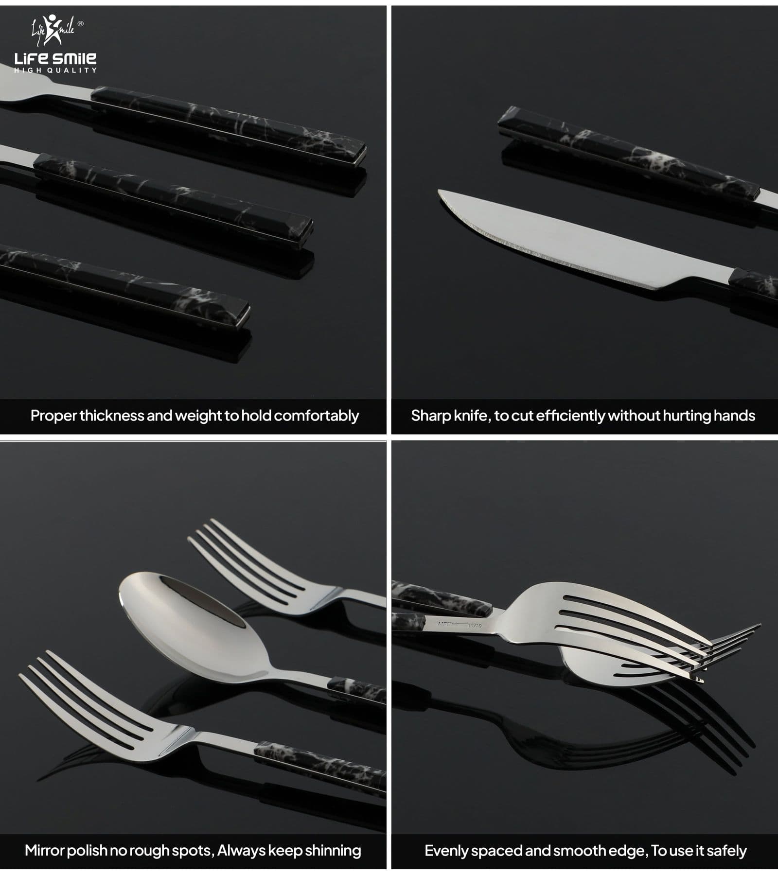 Lifesmile | Best 38 Pcs Cutlery Set | Best Cutlery Sets |  | UAE | Dubai | Abu Dhabi