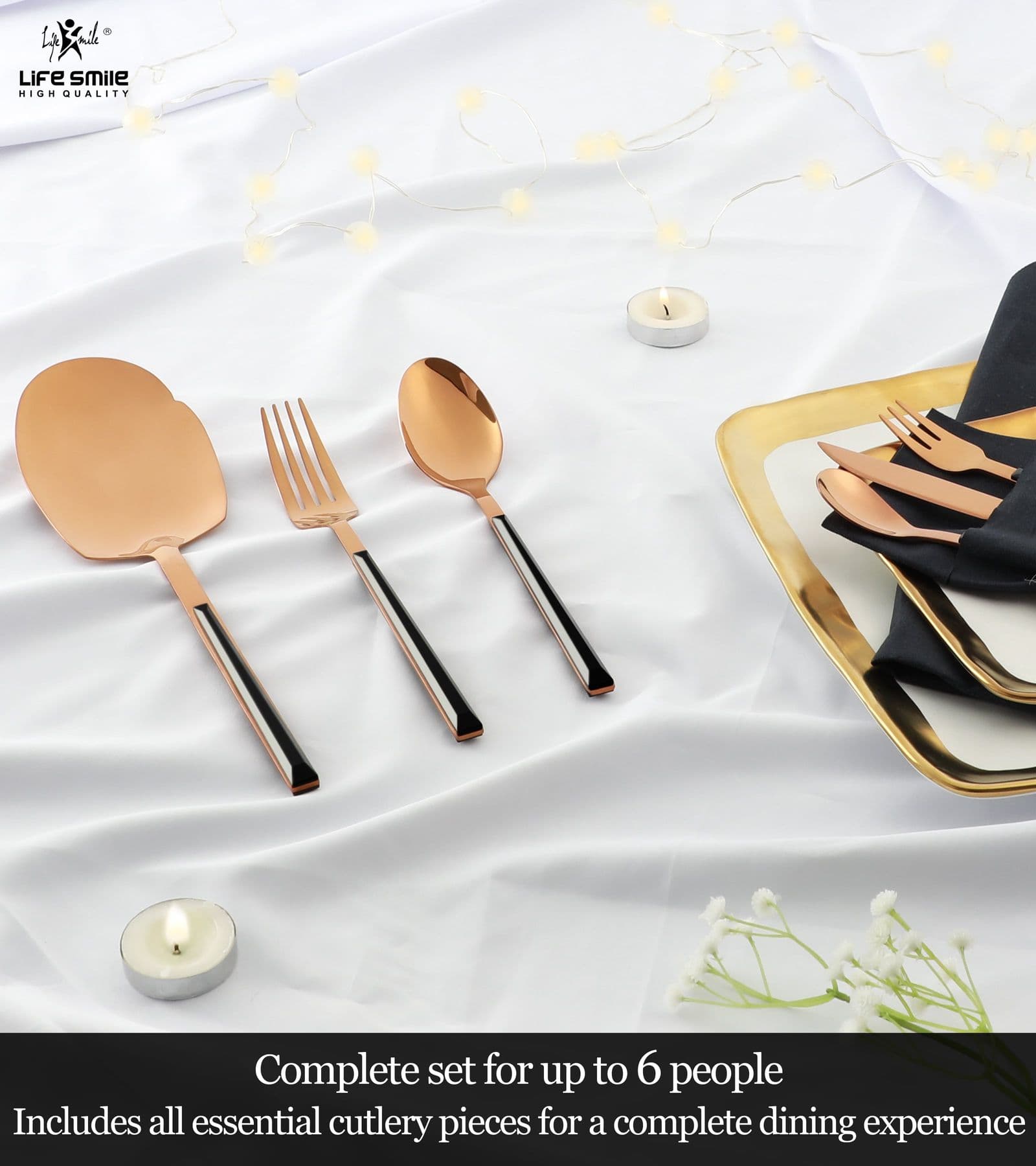 Lifesmile | Best 38 Pcs Cutlery Set | Best Cutlery Sets |  | UAE | Dubai | Abu Dhabi