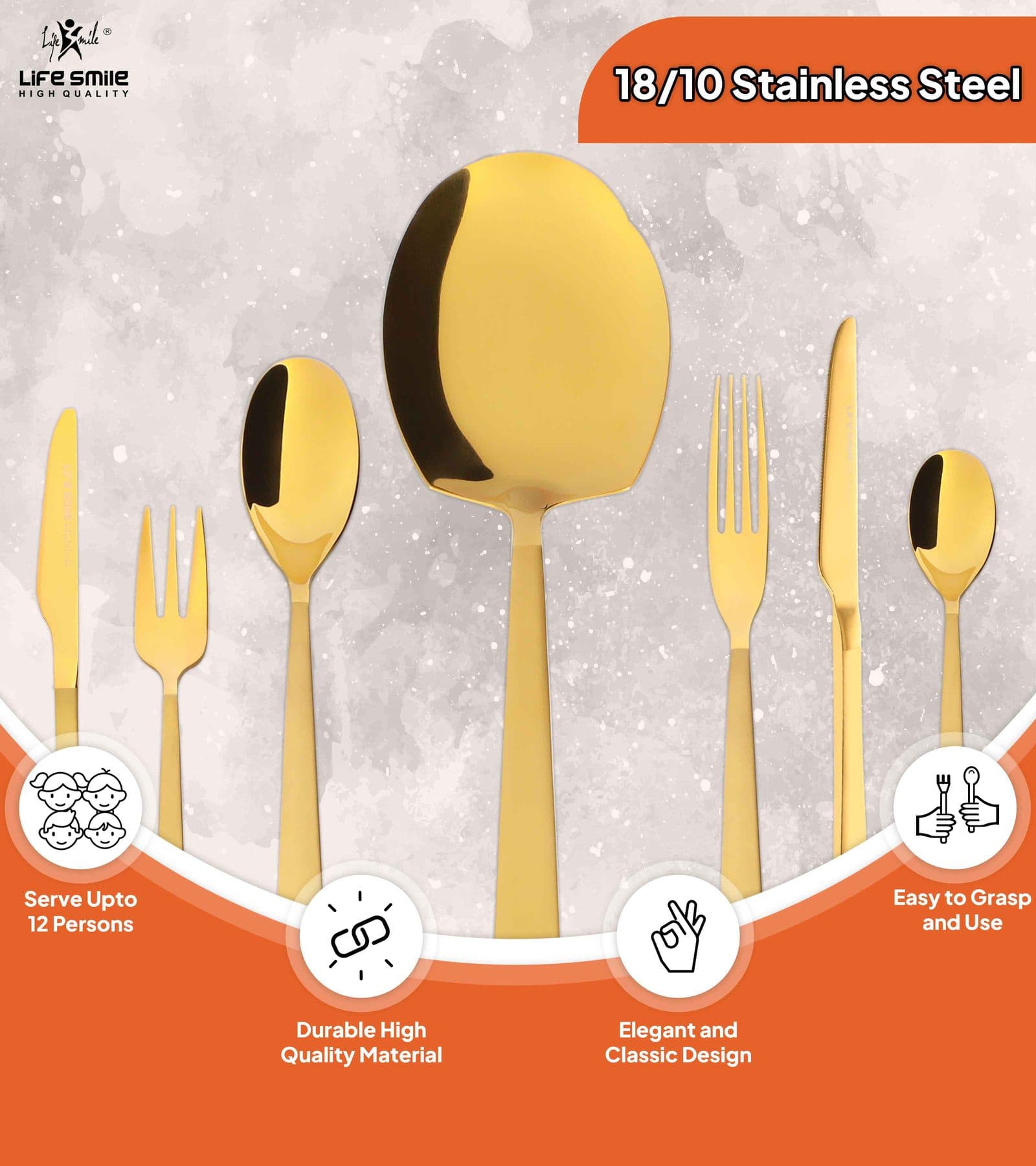 Lifesmile | Best 50 Pcs Cutlery Set | Best Cutlery Sets |  | UAE | Dubai | Abu Dhabi