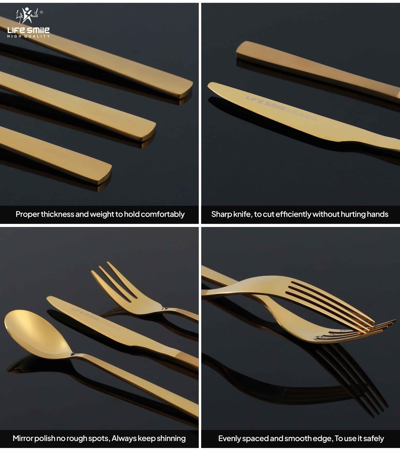 Lifesmile | Best 50 Pcs Cutlery Set | Best Cutlery Sets |  | UAE | Dubai | Abu Dhabi