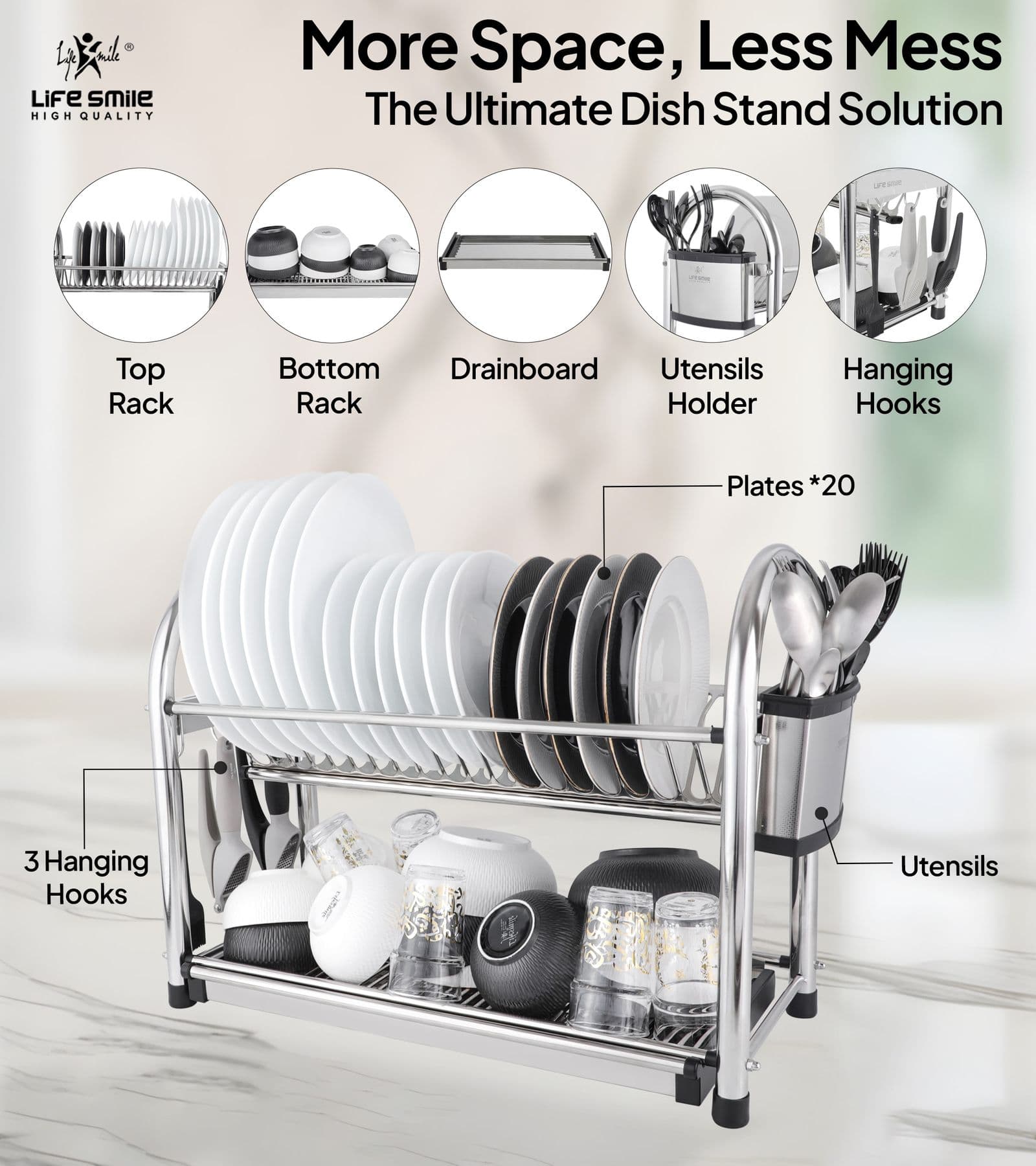 Best Dish Cheap Dish Drying Rack Best Dish Drainer For Pots And