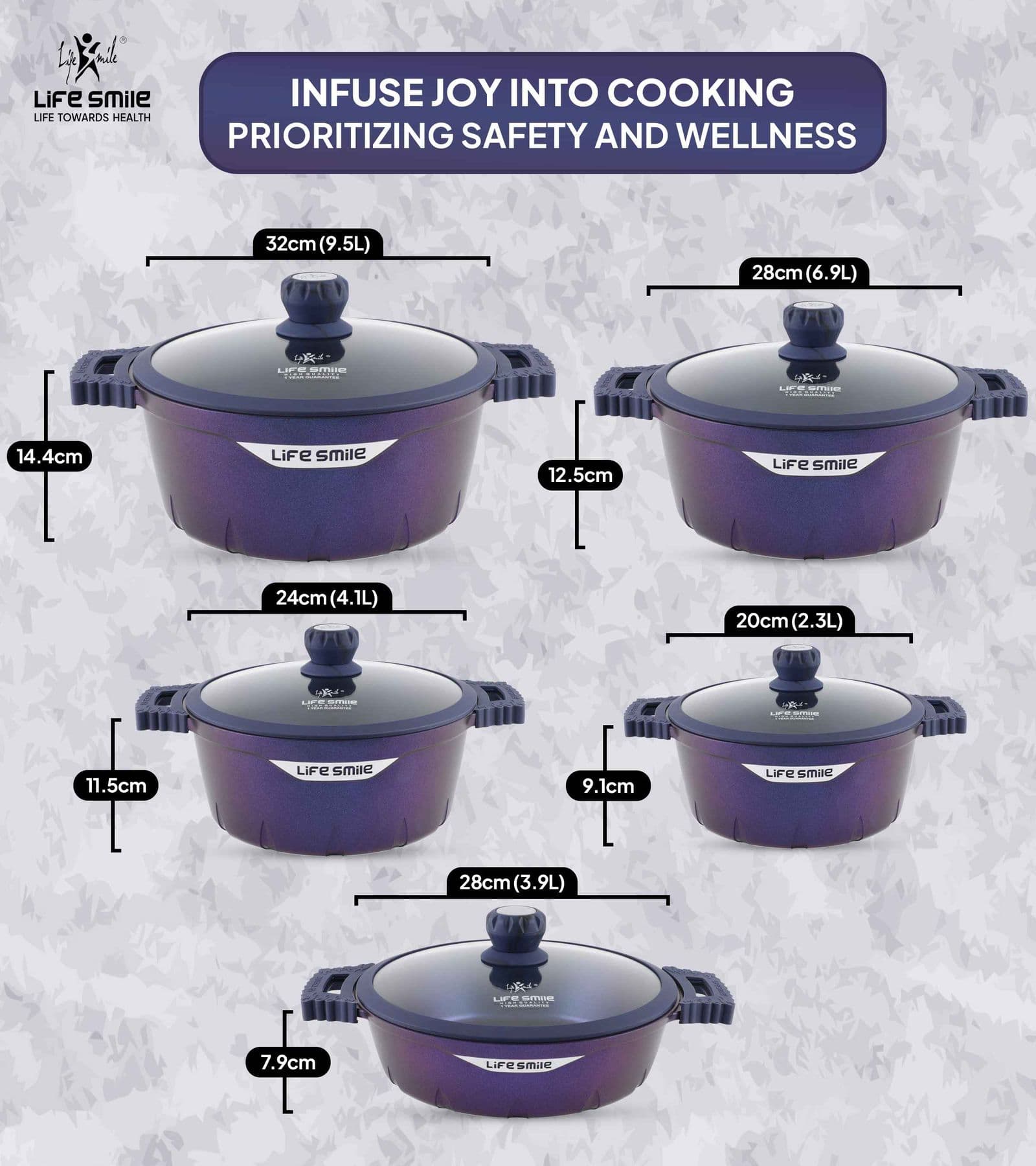 Lifesmile | Best Flame Family | Best Cookware Sets | Granite | UAE | Dubai | Abu Dhabi