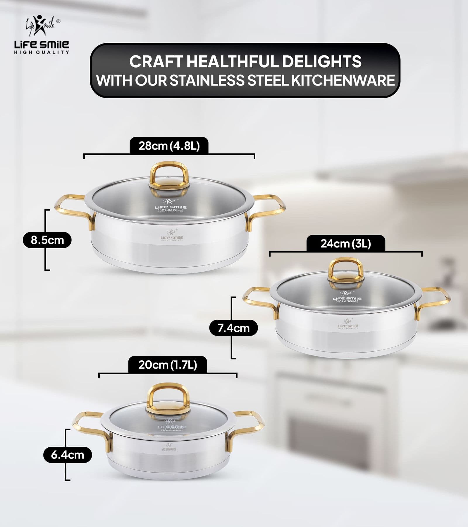 Lifesmile | Best Shallow Pot | Best Pots & Casserole |  | UAE | Dubai | Abu Dhabi