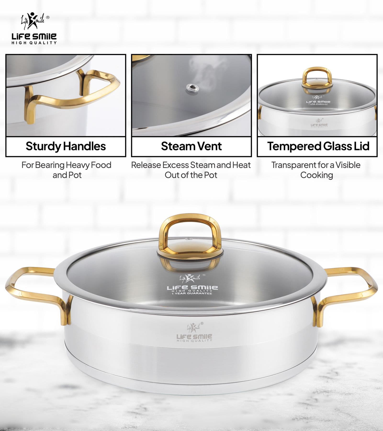 Lifesmile | Best Shallow Pot | Best Pots & Casserole |  | UAE | Dubai | Abu Dhabi