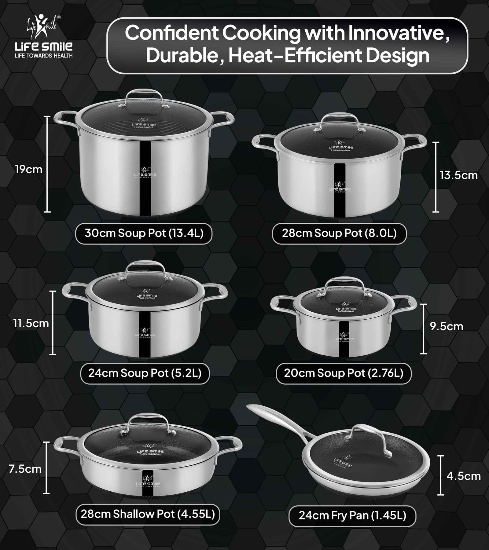 Lifesmile | Best Castle Series | Best Cookware Sets | Granite | UAE | Dubai | Abu Dhabi