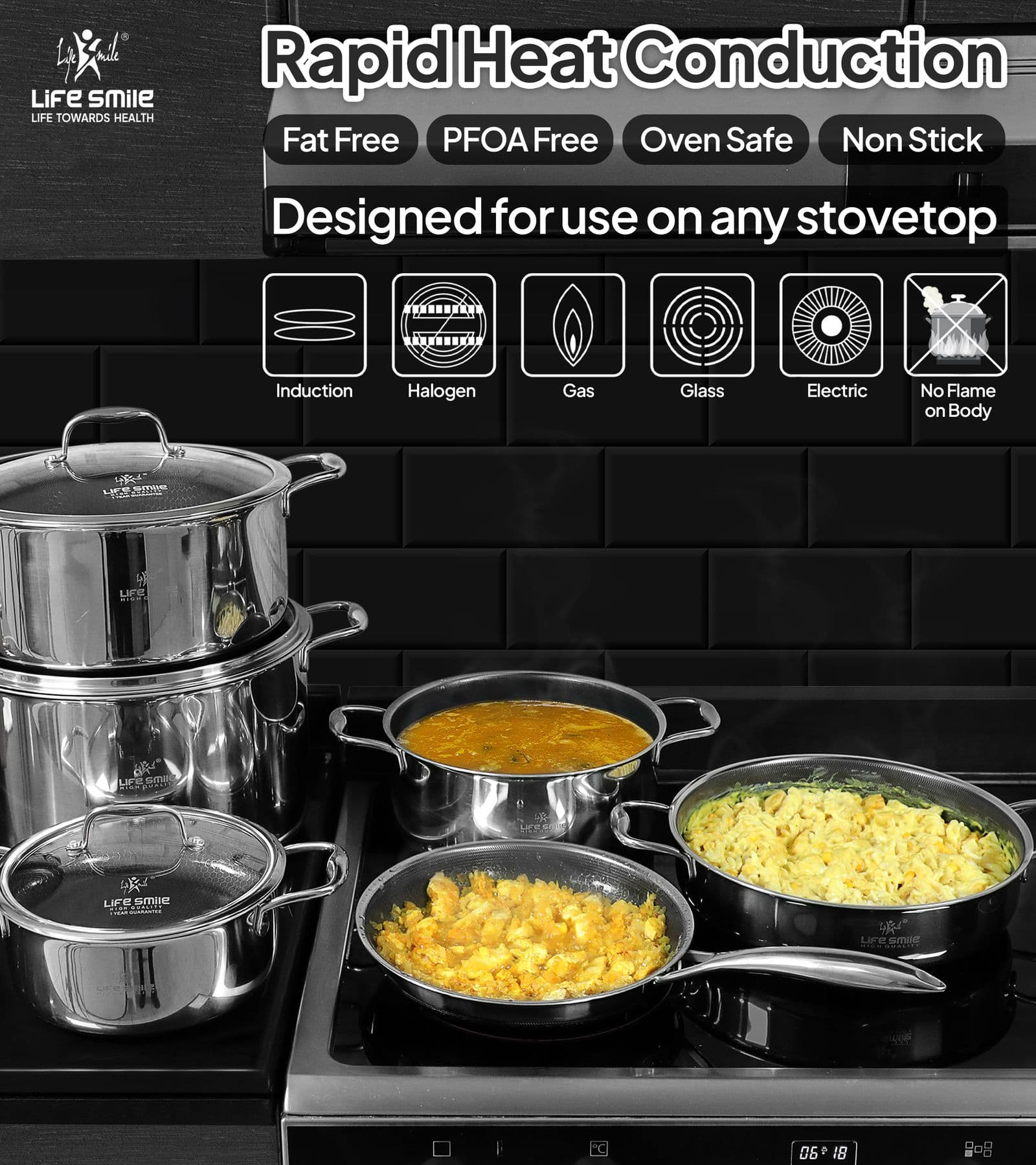 Lifesmile | Best Castle Series | Best Cookware Sets | Granite | UAE | Dubai | Abu Dhabi