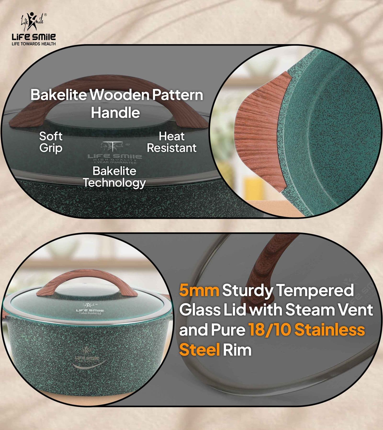 Lifesmile | Best Walnut Family | Best Cookware Sets | Granite | UAE | Dubai | Abu Dhabi