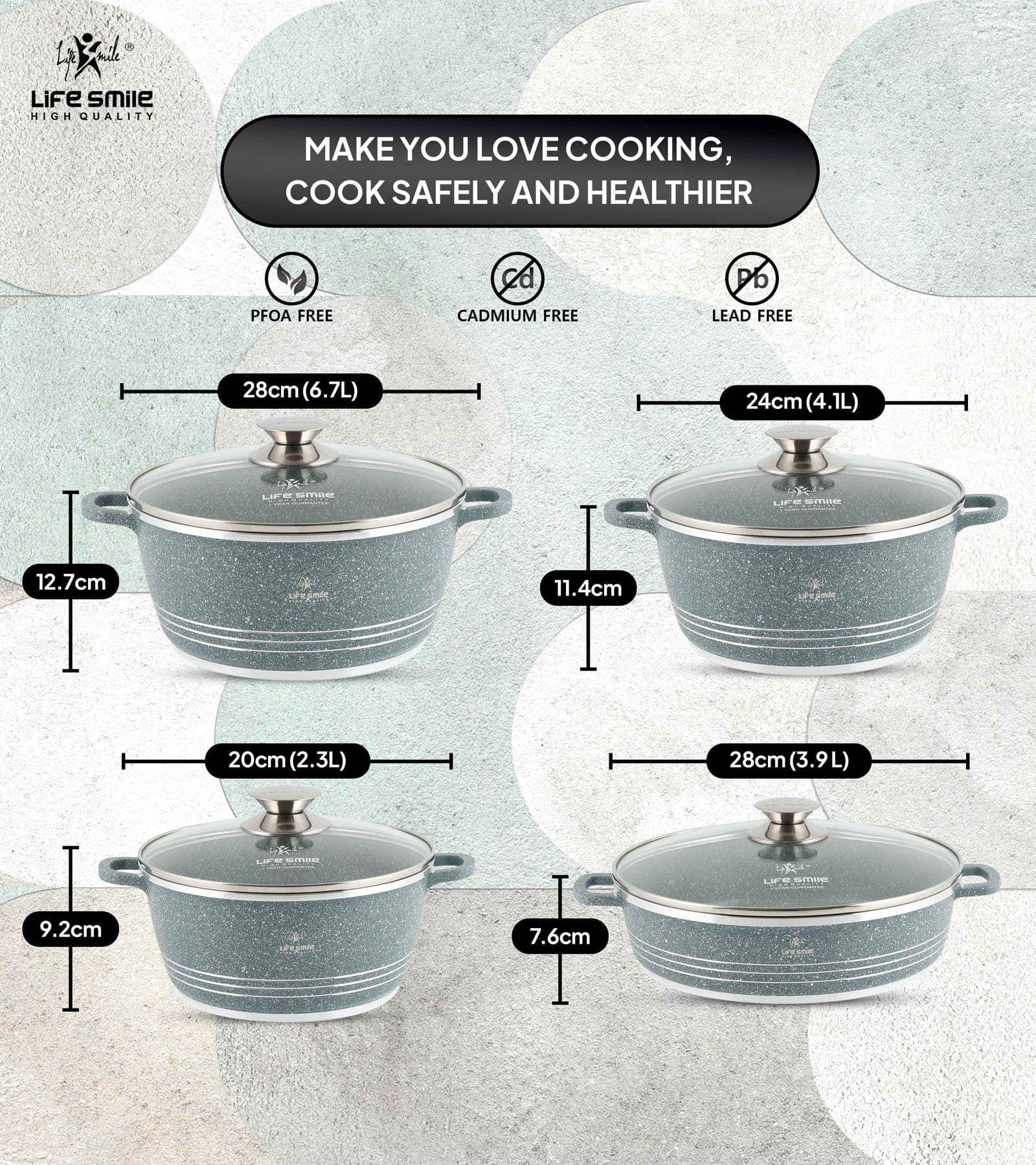 Lifesmile | Best Granite Classic Family | Best Cookware Sets | Granite | UAE | Dubai | Abu Dhabi