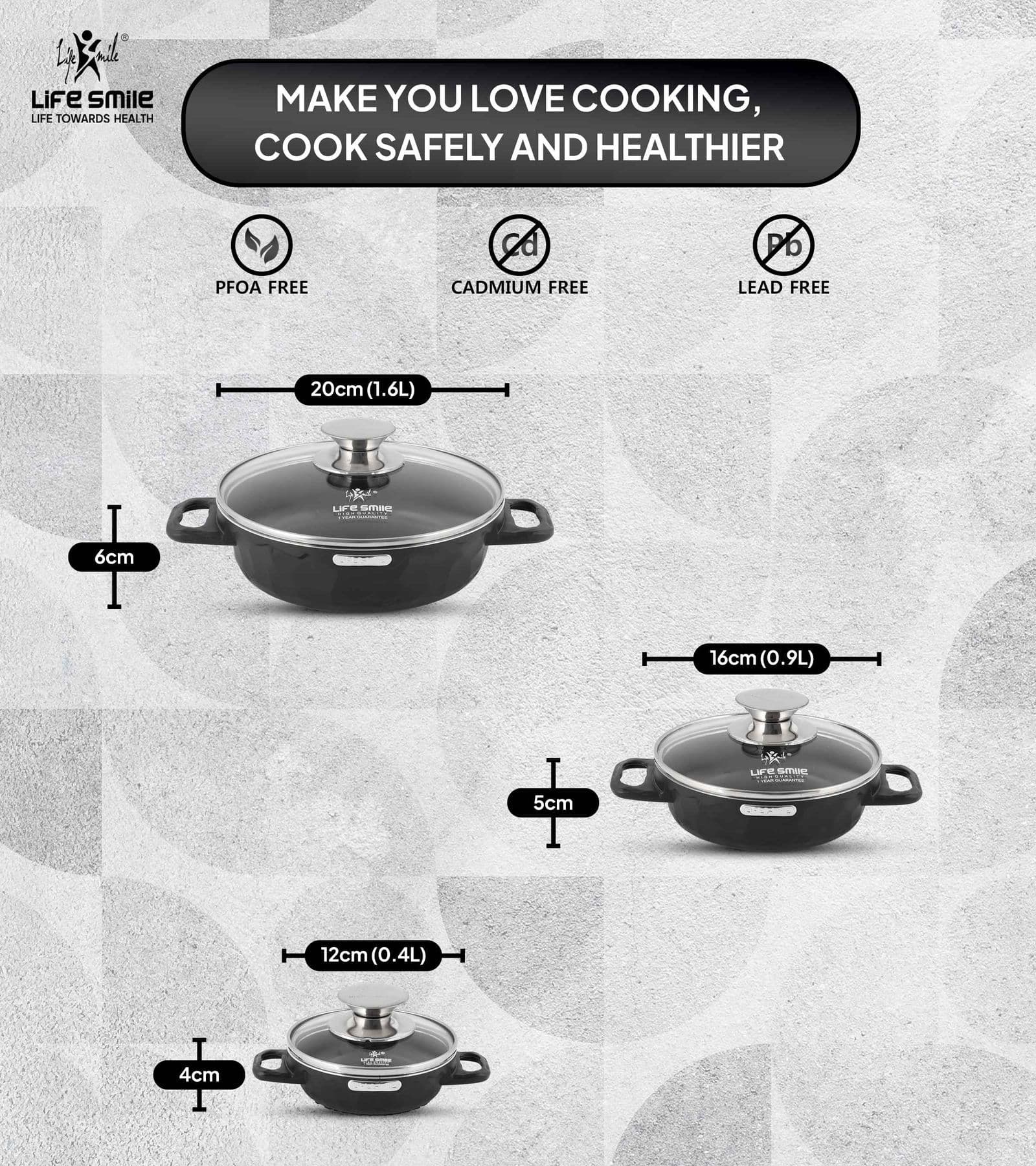 Lifesmile | Best Non Stick Pot | Best Pots & Casserole |  | UAE | Dubai | Abu Dhabi