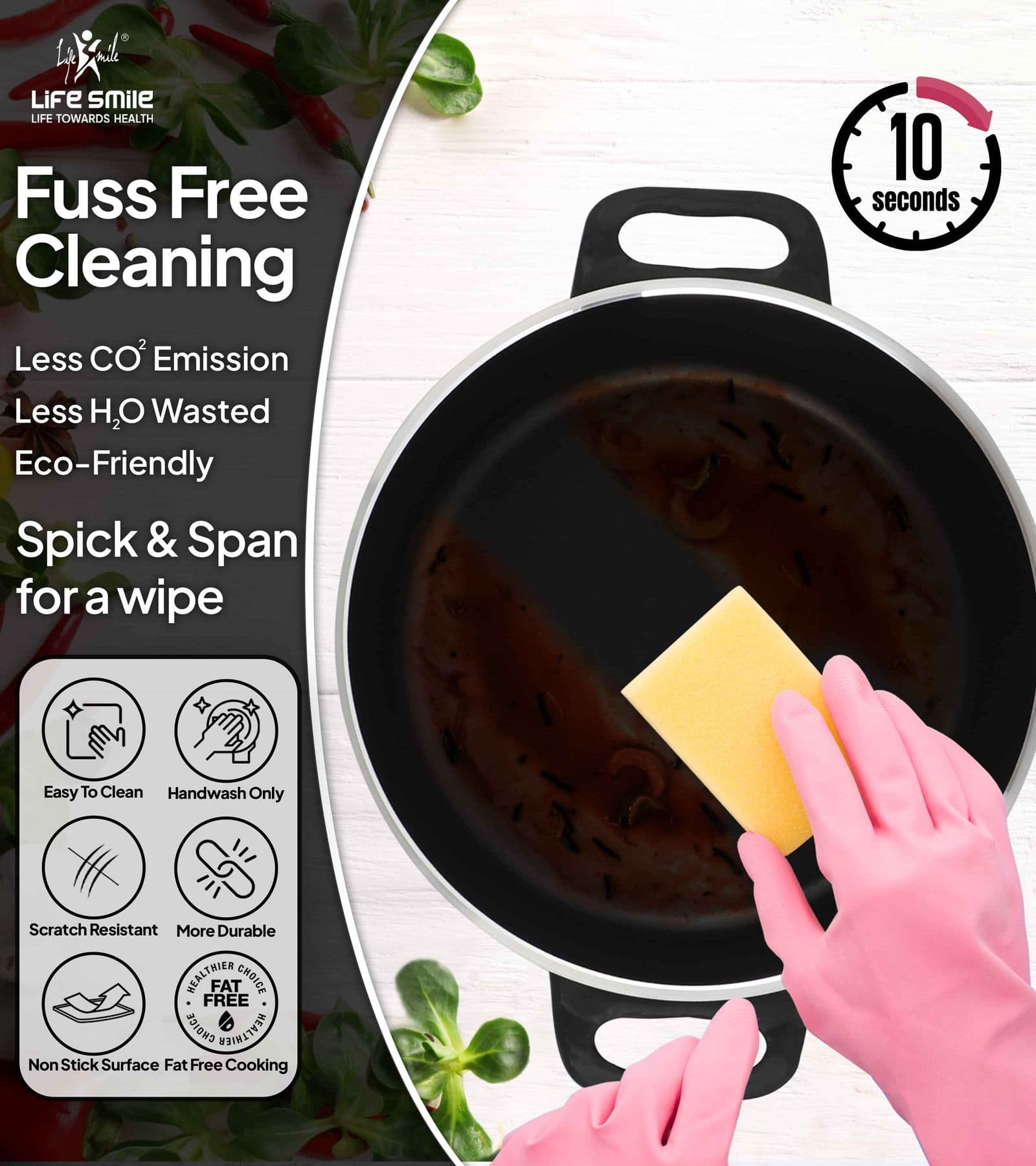 Lifesmile | Best Non Stick Pot | Best Pots & Casserole |  | UAE | Dubai | Abu Dhabi
