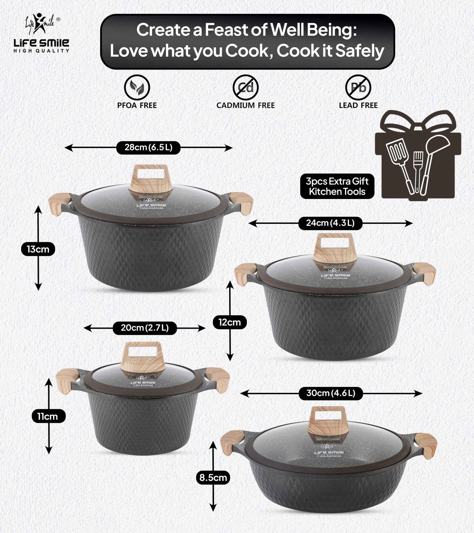 Lifesmile | Best Diamond Family | Best Cookware Sets | Granite | UAE | Dubai | Abu Dhabi