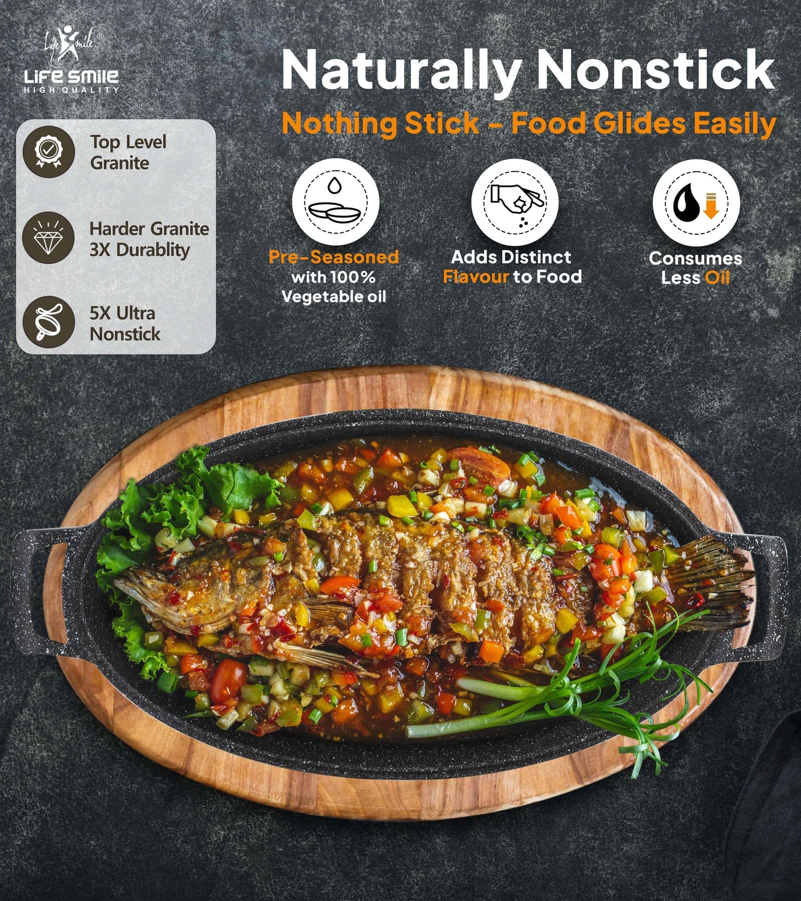 Lifesmile | Best Fish Pan | Best Frying Pans |  | UAE | Dubai | Abu Dhabi