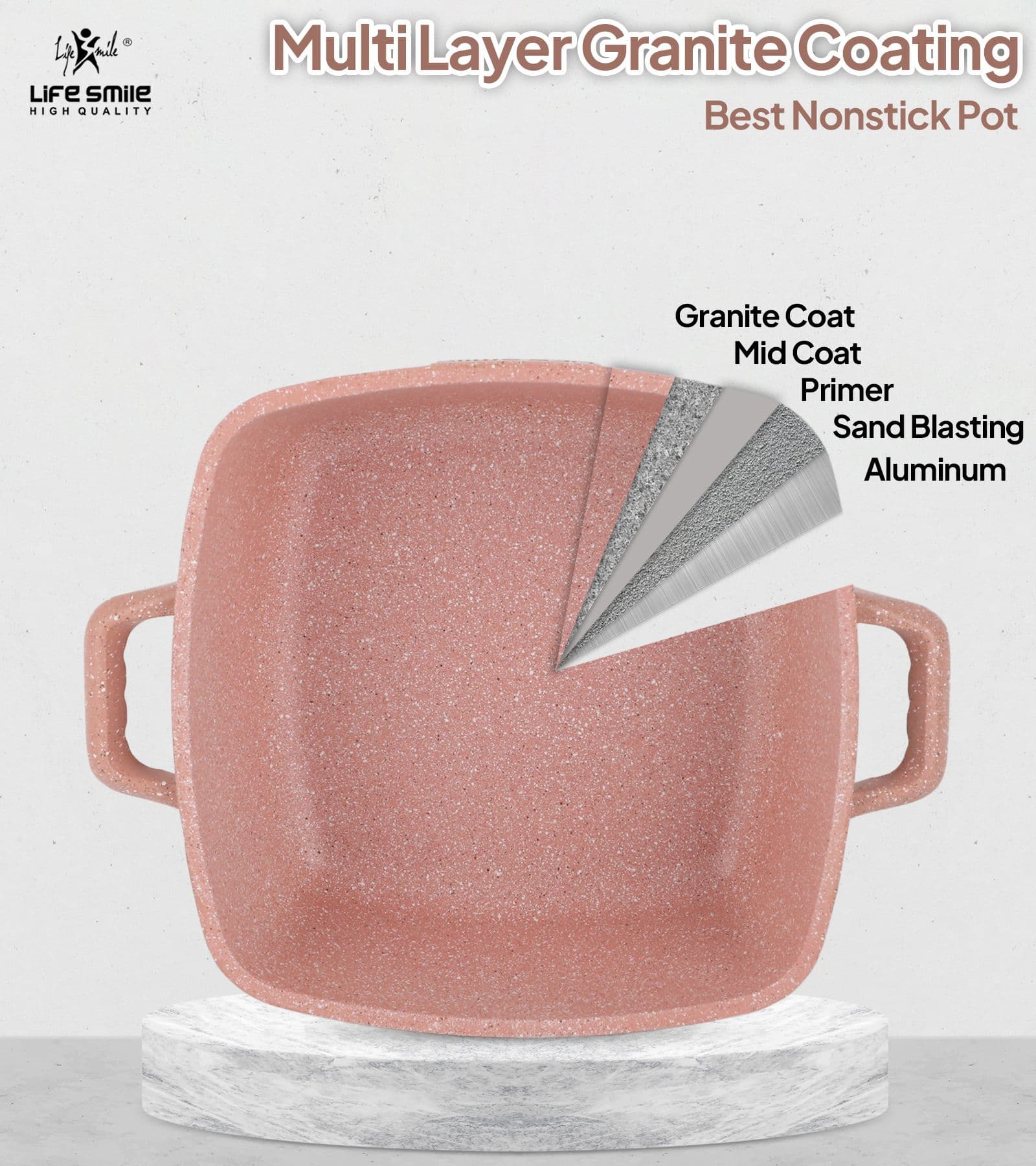 Lifesmile | Best Square Family | Best Cookware Sets | Granite | UAE | Dubai | Abu Dhabi