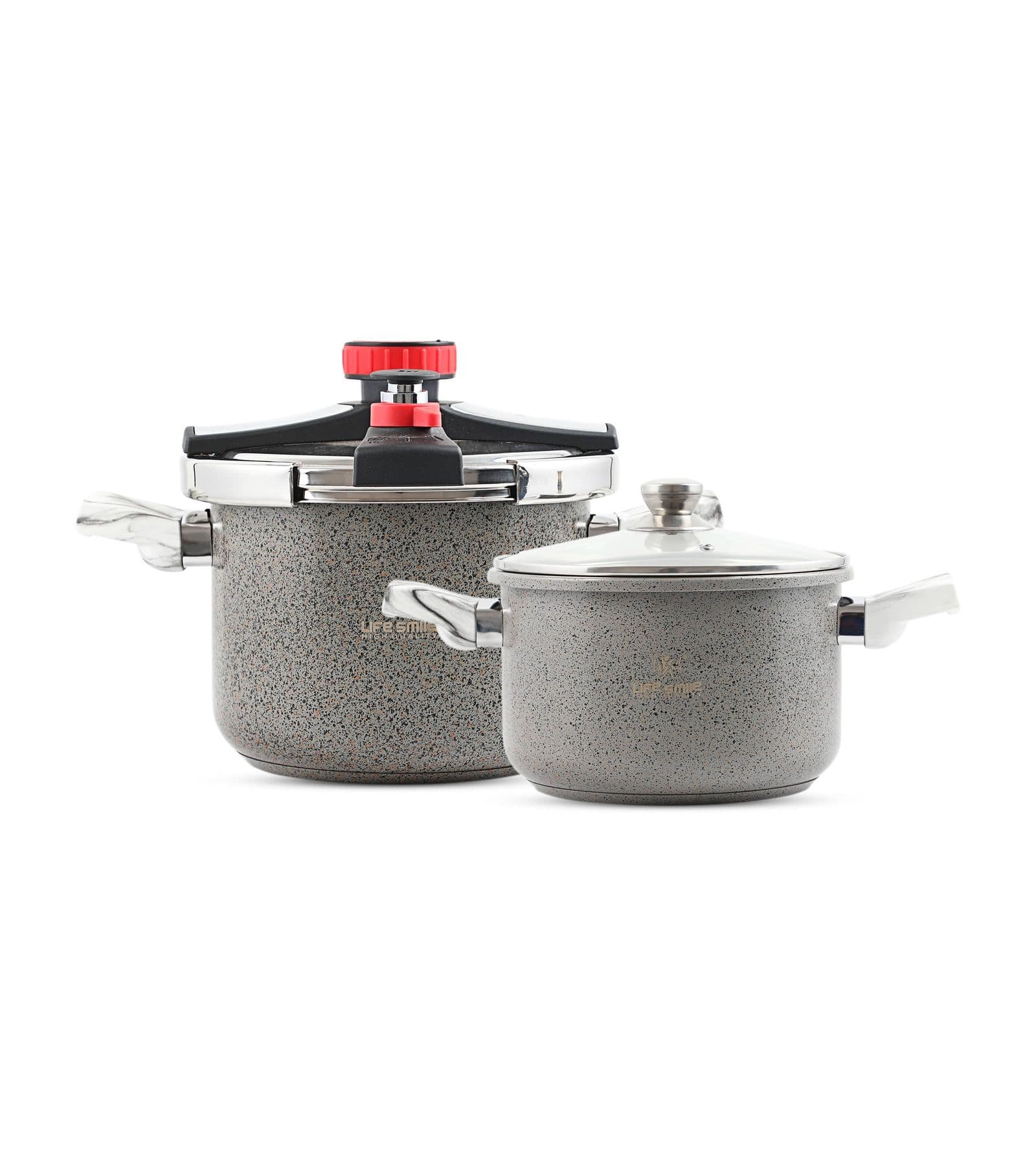 Stainless steel pressure cooker set on sale