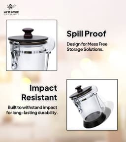 Lifesmile | Best Acrylic Canister Set | Best Canister Set |  | UAE | Dubai | Abu Dhabi 