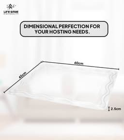 Lifesmile | Best Acrylic Serving Tray | Best Serving Dish |  | UAE | Dubai | Abu Dhabi 