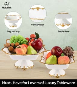 Lifesmile | Best Bone China Serving Dishes | Best Serving Dish |  | UAE | Dubai | Abu Dhabi 
