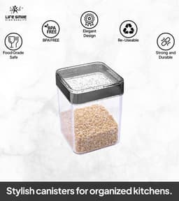 Lifesmile | Best Acrylic Canister Set | Best Canister Set |  | UAE | Dubai | Abu Dhabi 