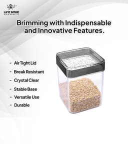 Lifesmile | Best Acrylic Canister Set | Best Canister Set |  | UAE | Dubai | Abu Dhabi 