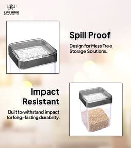 Lifesmile | Best Acrylic Canister Set | Best Canister Set |  | UAE | Dubai | Abu Dhabi 