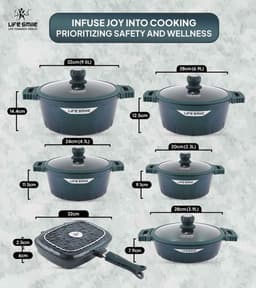 Lifesmile | Best Flame Family | Best Cookware Sets | Granite | UAE | Dubai | Abu Dhabi 