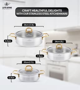 Lifesmile | Best Shallow Pot | Best Pots & Casserole |  | UAE | Dubai | Abu Dhabi 