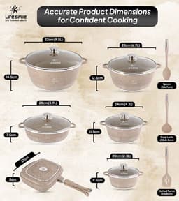 Lifesmile | Best Granite Classic Family | Best Cookware Sets | Granite | UAE | Dubai | Abu Dhabi 