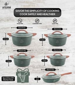 Lifesmile | Best Walnut Family | Best Cookware Sets | Granite | UAE | Dubai | Abu Dhabi 