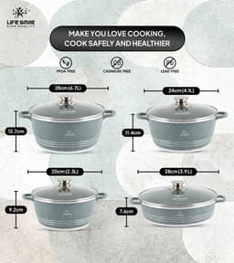 Lifesmile | Best Granite Classic Family | Best Cookware Sets | Granite | UAE | Dubai | Abu Dhabi 