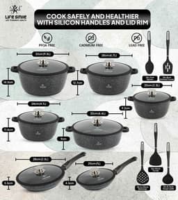 Lifesmile | Best Granite Classic Family | Best Cookware Sets | Granite | UAE | Dubai | Abu Dhabi 