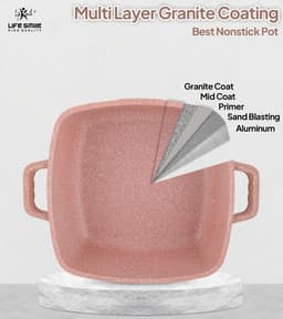 Lifesmile | Best Square Family | Best Cookware Sets | Granite | UAE | Dubai | Abu Dhabi 
