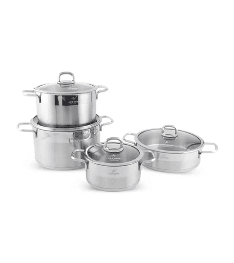 Lifesmile | Best Stainless Steel Cookware Set | UAE | Dubai | Abu Dhabi