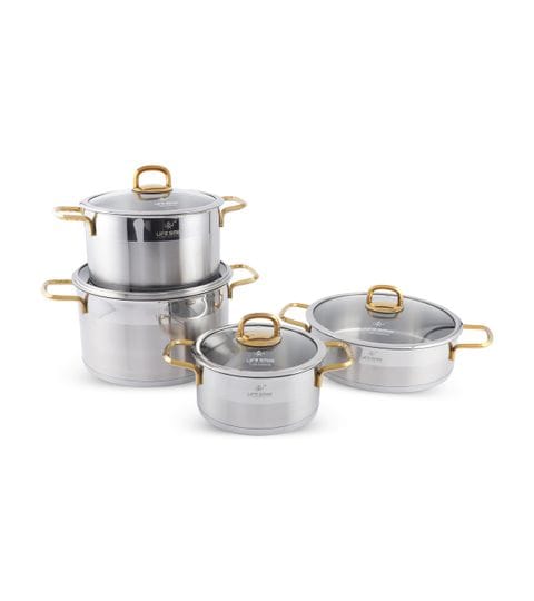 Lifesmile | Best Stainless Steel Cookware Set | UAE | Dubai | Abu Dhabi